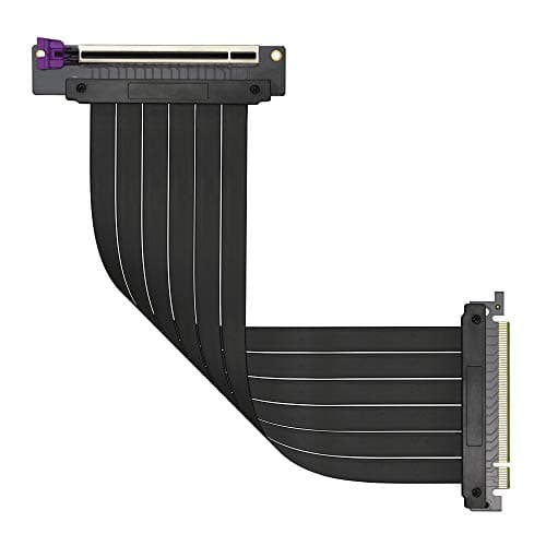 Image of Cooler Master MasterAccessory Riser Cable PCIe 3.0 x16 Ver. 2 - EMI Shielded, Ultra-flexible TPE Cable, Reinforced PCI Slots, Gold Pin Connectors, Protective ABS Casing - 300mm
