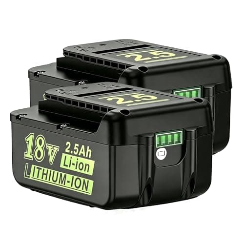 Image of 2x 18V 2.5Ah DREAMDASH Rechargeable Battery, Replacement Battery for Karcher 18V Cordless Tool like Hedge Trimmer HGE 18-45 18-50 Lawn Mower LMO 18-33 18-36 Sprayer PSU 4-18 Vacuum Cleaner WD 1 3-18