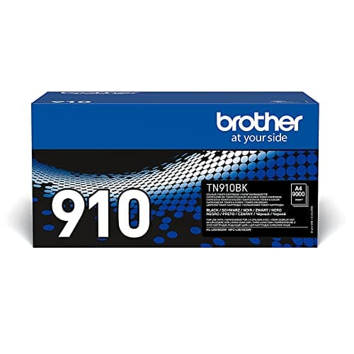 Image of Brother TN-910BK Toner Cartridge, Black, Single Pack, Ultra High Yield, Includes 1 x Toner Cartridge, Brother Genuine Supplies