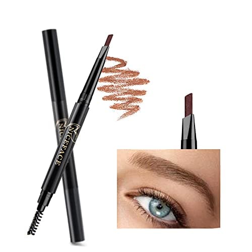 Image of NICEFACE Eyebrow Pencil Light Brown Double Ended Precision Waterproof Brow(Light Brown #4)