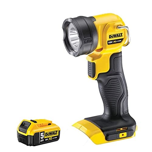 Image of Dewalt DCL040N 18V Cordless Work Light Torch with 1 x 5.0Ah Battery