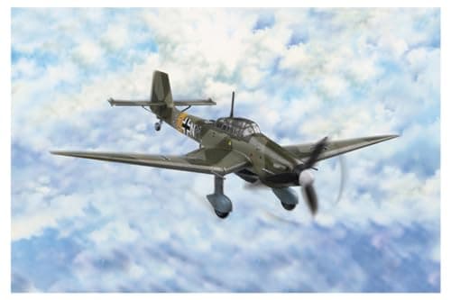 Image of Hobbyboss 1:72 Scale Junkers Ju-87D-3 Stuka Diecast Model Kit