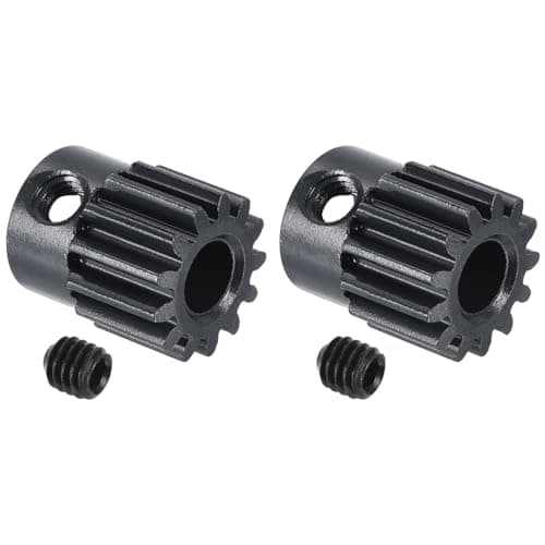 Image of sourcing map 2Pcs RC 32P Hardened Pinion Gear 5mm Shaft 13T Motor Gears Carbon Steel for RC Car Boat Drone