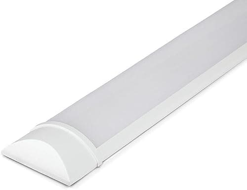 Image of LED Batten Light 2ft & 4ft – Super Bright 4000K Cool White, Slim Integrated Tube Light, Energy Efficient, Flicker-Free, Easy Install – Indoor Garage, Workshop, Office, Utility Room (1, 2ft)