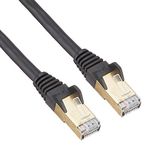 Image of StarTech 3m CAT6a Ethernet Cable - 10 Gigabit Shielded Snagless RJ45 100W PoE Patch Cord - 10GbE STP Network Cable with Strain Relief - Black - UL, TIA (6ASPAT3MBK)
