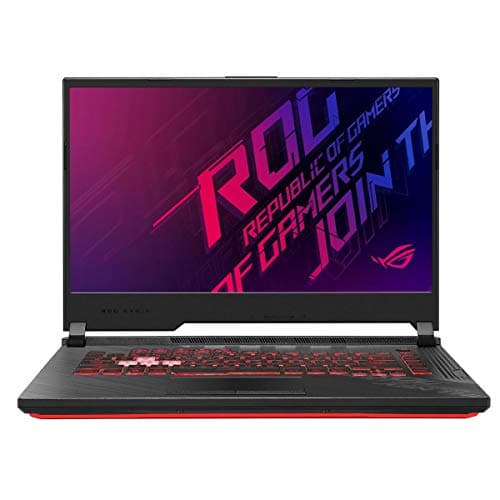 Image of ASUS ROG Strix G512 15.6" Full HD 144Hz Gaming Notebook Computer, Intel Core i7-10750H 2.6GHz, 8GB RAM, 512GB SSD, NVIDIA GeForce GTX 1650 Ti 4GB, Windows 10 Home