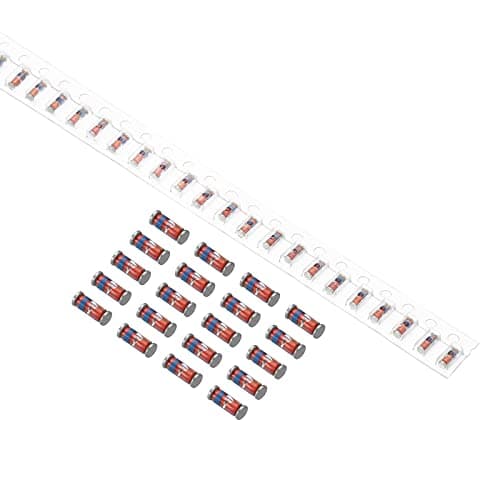 Image of PATIKIL Zener Diode Assorted Kit, 50 Pcs 0.5W Surface Mount Diode 3.3V LL-34 for Production, Experiments