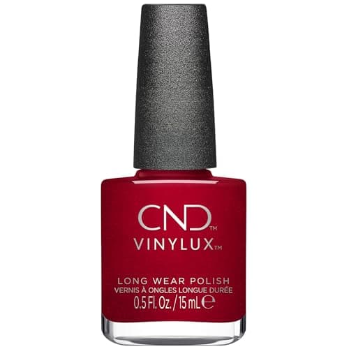 Image of CND Vinylux Long Wear Nail Polish (No Lamp Required), 15 ml, Red, Hollywood
