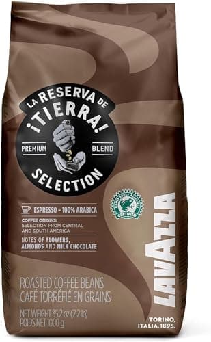 Image of Lavazza Tierra Intenso Coffee Beans (6 Packs of 1Kg)