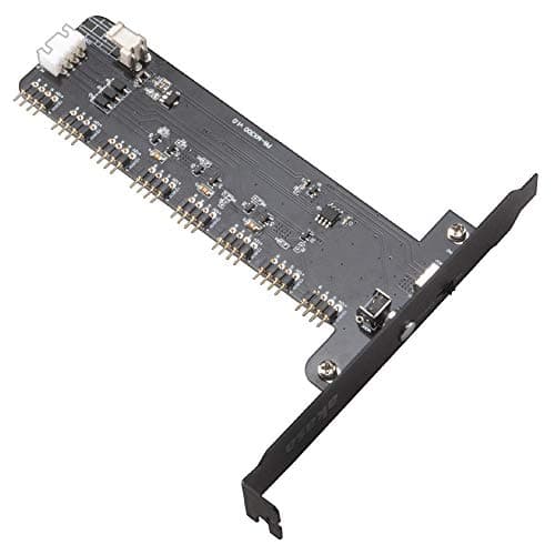 Image of Akasa Vegas RGB Controller Card XL | Dual-Mode Manual & MB Sync Control | 8 channels | Fits in a PCI Slot Bracket | AK-RLD-03