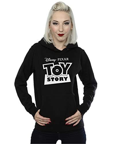 Image of Disney Women's Toy Story Logo Outline Hoodie XX-Large Black