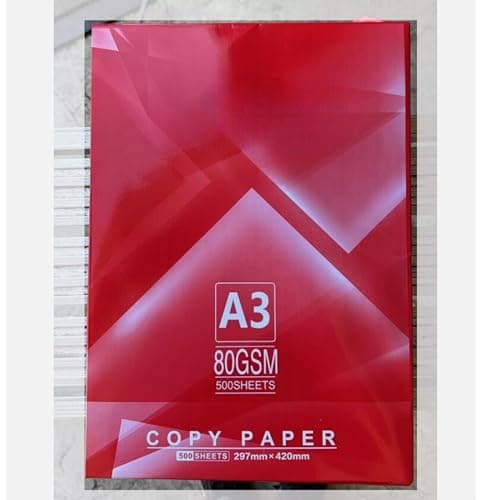 Image of A3 Print Paper Plain White Multifunctional Paper 80gsm A3 (297mm x 420mm) White (500 Sheets)