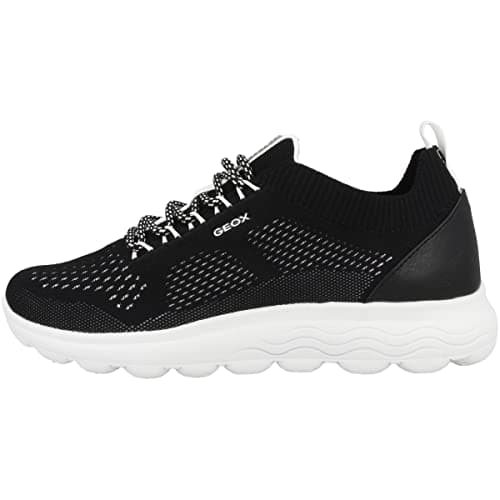 Image of Geox Womens D Spherica Sneakers, Black, 7.5 UK