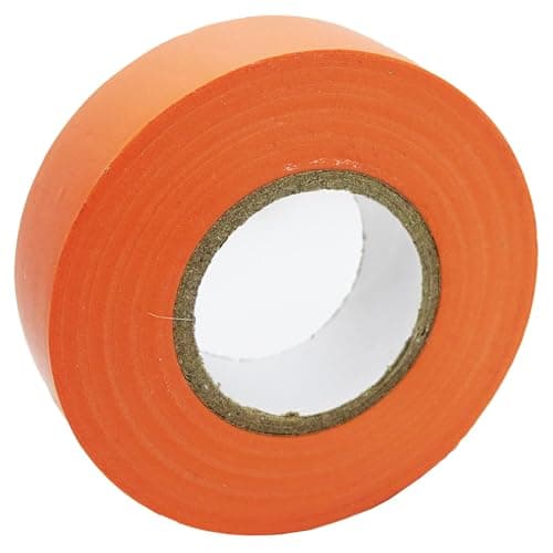 Image of Switch Electronics 19mm x 33m Orange PVC Insulation Tape Electrical Insulating Wire Repairs Harness Indoor Outdoor BSEN 60454-2 Conforms