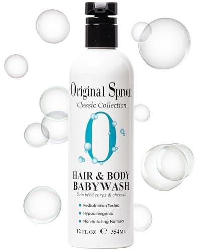 Image of Kids Shampoo and Body Wash - Original Sprout Hair & Body Babywash - 2-in-1 Adults & Kids Bath Wash with Calendula, Rosemary, Arnica & Other Botanicals for Clean Hair & Supple Skin - 354ml