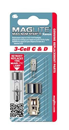 Image of Mag Instrument LMXA301 Magnum Star II Xenon Replacement Lamp For 3-Cell "C" Or "D" Maglite Flashlights - Quantity 12
