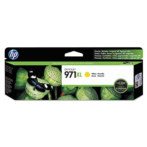 Image of HP 971XL Yellow High Yield Original Ink Cartridge (CN628AM) Officejet Pro X451 X476 X551 X576