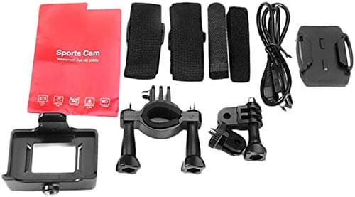 Image of VEMONT Full HD 2.0 Inch Action Camera 1080P 12MP Sports Camera Action Cam Underwater 30m/98ft Waterproof Camera and Mounting Accessories Kit for Diving/Bicycle/Climbing/Swimming etc