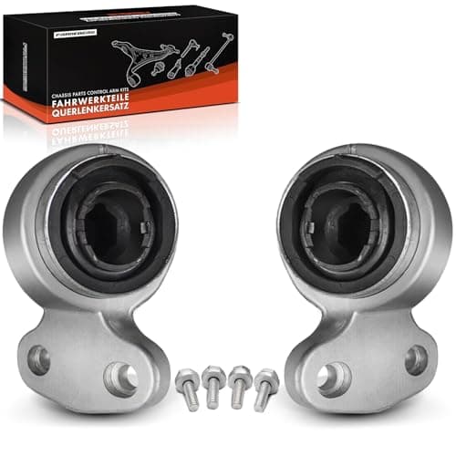 Image of Frankberg 2x Contorl Arm Bushing Front Rear Compatible with E46 316 318 320 323 325 328 330 1999-2005 E85 2002-2009 E86 2006-2008 Replace# 31126757623