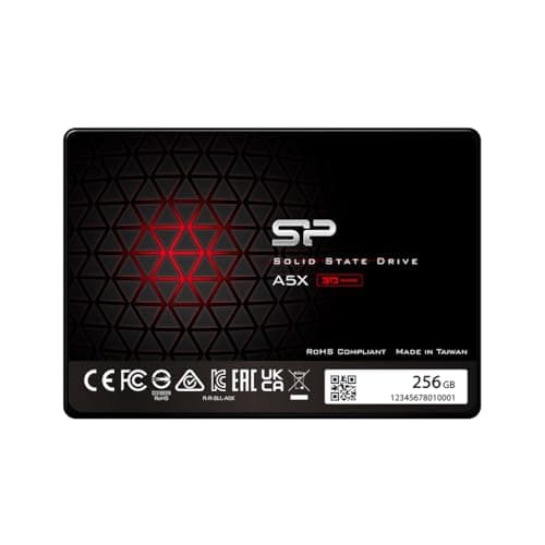 Image of Silicon Power 256GB SSD 3D NAND A5X SLC Cache Performance Boost SATA III 2.5" 7mm (0.28") Internal Solid State Drive (SP256GBSS3A55S25AY)