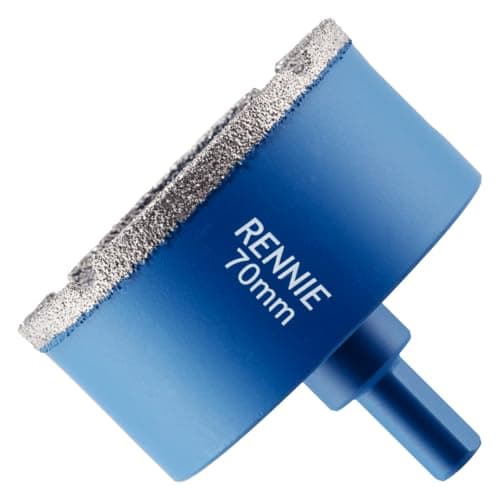 Image of 70mm Diamond Hole Saw Drill Bit With Tri Shank For Porcelain Tiles Ceramic Slate Stone Granite Marble Glass. Diamond Core Holesaw/Hole Cutter