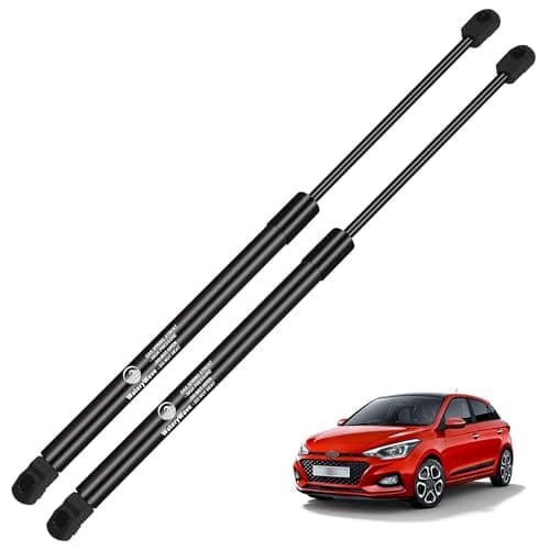 Image of WateryWave 2X Rear Tailgate Struts for Hyundai i20 5 Door 2008-2020 Car Boot Gas Springs Black Gas Struts Boot Struts Shock Lift Support Replace #81770C8010, 81780C8010, 81770C8000, 81780C8000