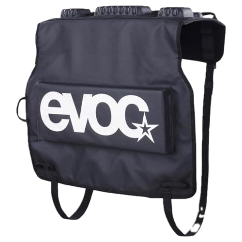 Image of EVOC TAILGATE PAD DUO Mountain bike transport for pickups, (bike transport bag with fork tube padding, with camera flap), black