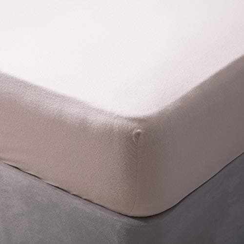 Image of Belledorm Brushed Cotton Extra Deep Fitted Sheet (Double) (Powder Pink)