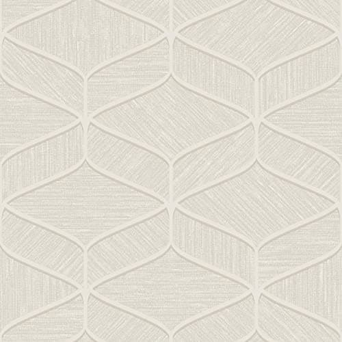 Image of Luciano Geo Texture Wallpaper Natural Belgravia 3853
