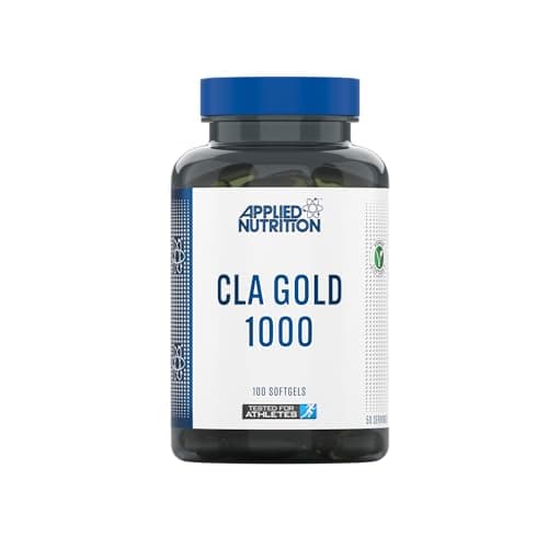 Image of Applied Nutrition CLA Gold 1000, Conjugated Linoleic Acid, Derives from Safflower Oil, Aids Weight Management, Breaks Down Saturated Fat - Blue, 100 Count