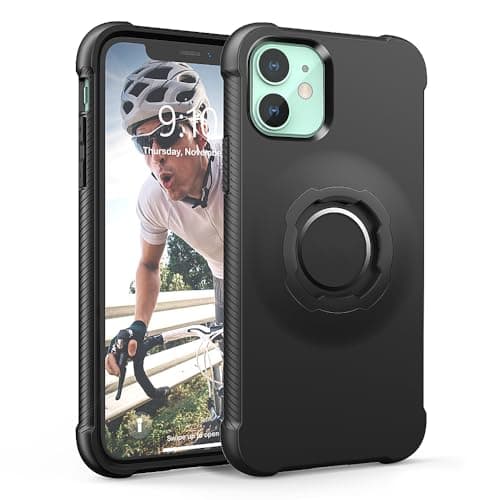 Image of TUSITA Lock Case Designed for Apple iPhone 11, iPhone XR - Bicycle Mount Protective Cover - Twist Lock Cover