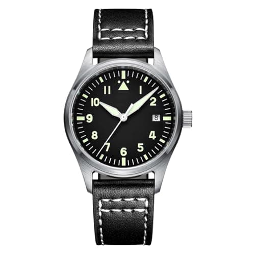 Image of ADDIESDIVE Men's Automatic Watch Waterproof 200 Meter Movement 8215 Vintage C3 SuperLuminous Analogue Watch AD2519