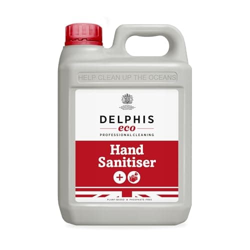 Image of Delphis Eco Hand Sanitising Foam - Plant-based, Vegan Hand Sanitiser, Free from Alcohol, Phosphates and Phosphonate, 2 Litres