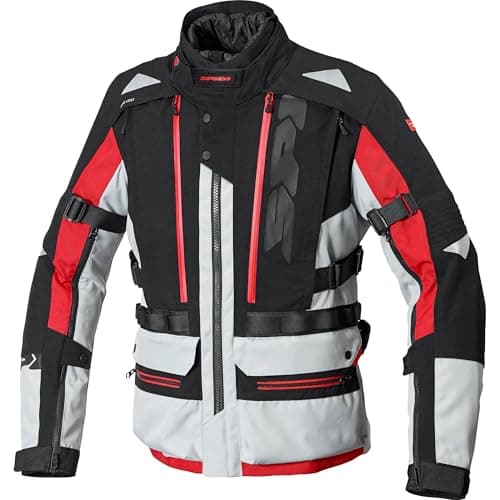 Image of SPIDI ALLROAD H2OUT ICE RED MOTORCYCLE JACKET M