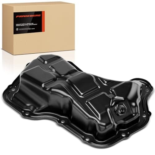 Image of Frankberg 1x Oil Sump Pan with oil drain plug Compatible with Megan.e CC EZ0/1 Clio IV BH Juke F15 Scénic III JZ0/1 Qashqai II SUV J11 J11 Citan Tourer W415 Replace# 1111000Q4F