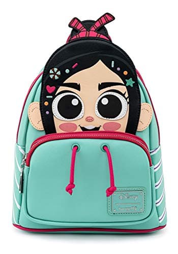Image of Loungefly Mini A Monde De Ralph-Vanellope Cosplay-0671803361775, T-Shirt Backpack, Multicoloured, One Size, Multicolored, Mini sac à dos