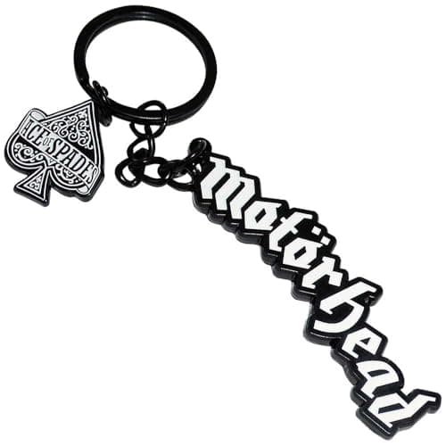 Image of Rock Off officially licensed products Motorhead Band Logo Ace Of Spades Charm Keychain One Size