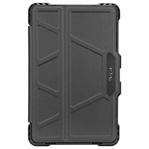 Image of Targus Pro-Tek Samsung Galaxy Tab A 10.5-Inch (2018) Rotating with Slim TriFold Stand Cover, Stylus Holder, Magnetic Closure, Black (THZ755GL)