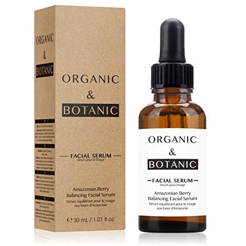 Image of Organic & Botanic Amazonian Berry Balancing Facial Serum 30ml - Deeply Soothes, Hydrates and Nourishes Skin - Vegan Certified