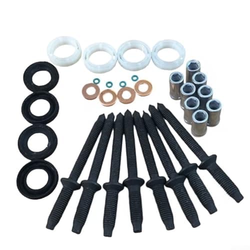 Image of MeevrgR Injector Seal Washer O-ring Kit for 206, 207, 307, 407, 5008 3M5Q9R524AA, 3M5Q6K780BB