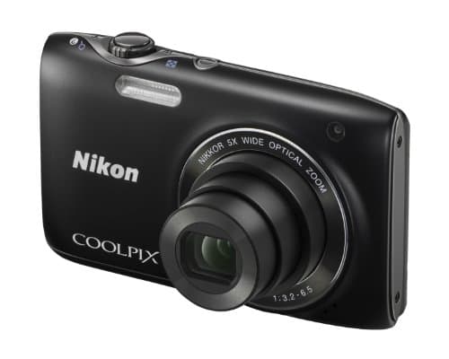 Image of Nikon COOLPIX S3100 Compact Digital Camera - Black (14MP, 5x Optical Zoom) 2.7 inch LCD (Renewed)