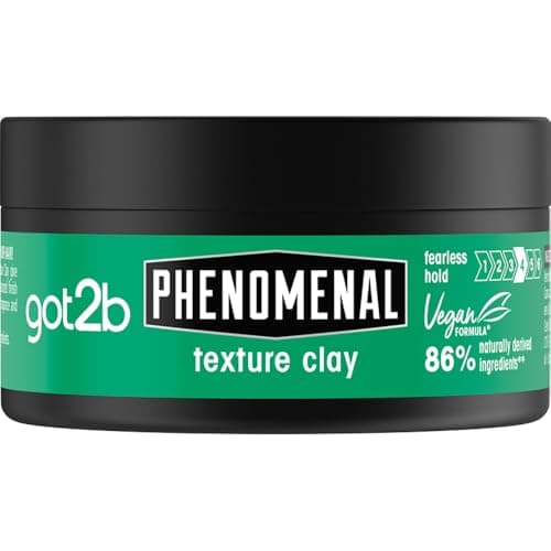 Image of got2b Phenomenal Texture Clay 100 ml, Fearless Hold, Matt Looks with Texturised Finish withing Seconds, Texture Clay Got2b, Vegan* Formula