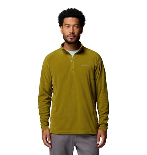 Image of Columbia Men's Klamath Range 2 Half Zip, Fleece Pull Over, Mossy Green, Large