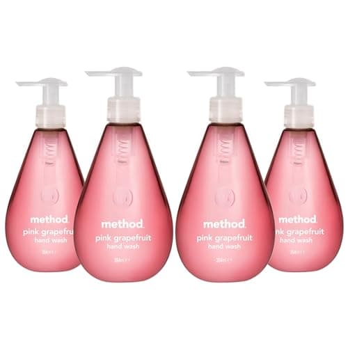 Image of Method Pink Grapefruit Hand Wash, with plant-based cleansing power, 354ml, 4 Pack