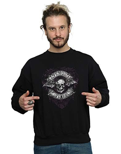 Image of Absolute Cult Avenged Sevenfold Men's Flourish Sweatshirt Black Large