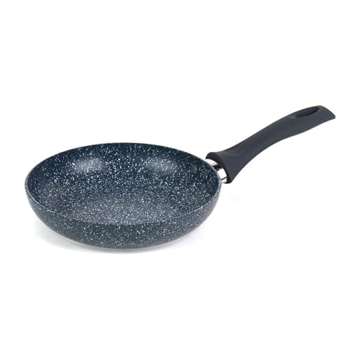 Image of Russell Hobbs Nightfall Stone 20 cm Frying Pan - Non-Stick, Induction Compatible, Egg, Pancake, Long-Lasting Aluminium, PFOA-Free Cookware, Omelette Skillet, Non-Toxic, Use Little to No Oil