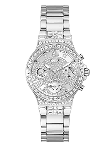 Image of GUESS Women Analog Quartz Watch with Stainless Steel Strap GW0320L1
