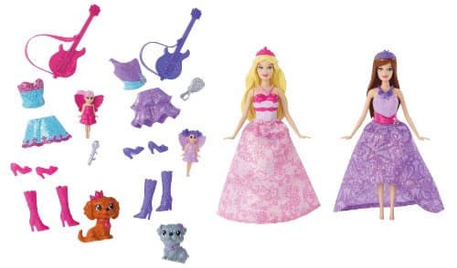Image of Barbie The Princess and The Popstar Mini-Doll Giftset