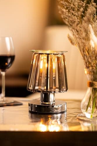 Image of Lesser & Pavey Aroma Lamp Silver Black Crystal, JNS_476043
