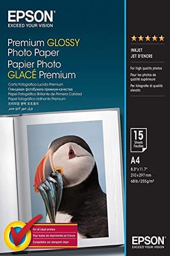 Image of Epson Premium Glossy Photo Paper A4 15 Sheets